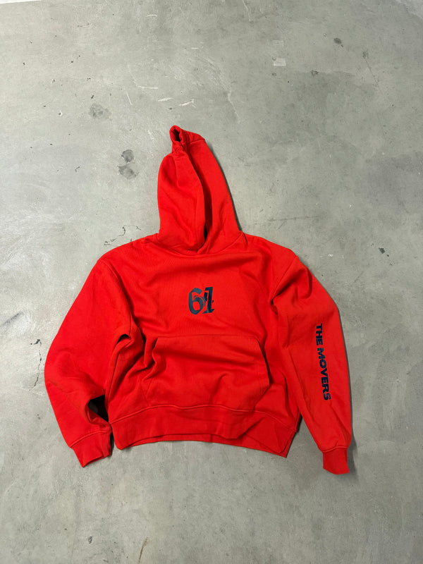 6+1 Blood Red Hoodie